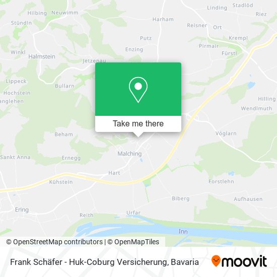 Карта Frank Schäfer - Huk-Coburg Versicherung