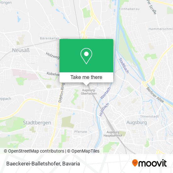 Baeckerei-Balletshofer map