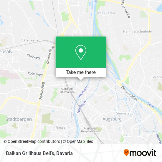 Balkan Grillhaus Beli's map