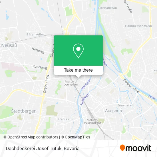Карта Dachdeckerei Josef Tutuk