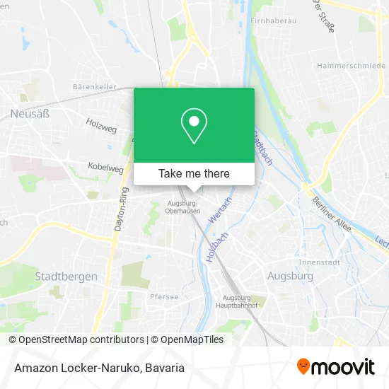 Карта Amazon Locker-Naruko