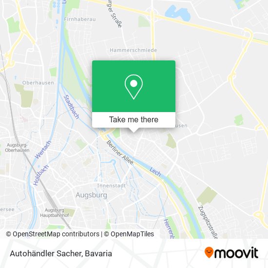 Autohändler Sacher map