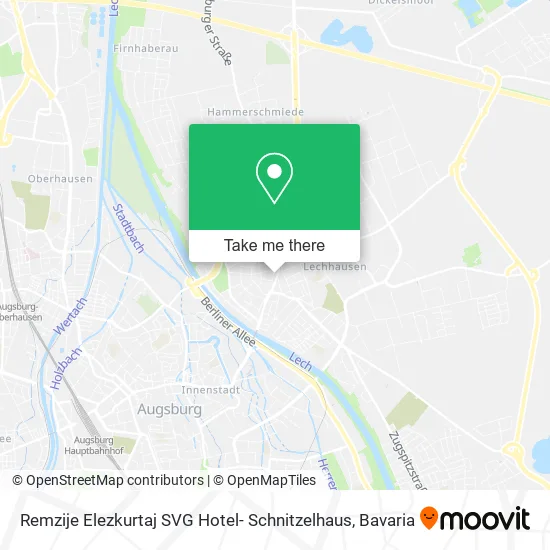 Карта Remzije Elezkurtaj SVG Hotel- Schnitzelhaus