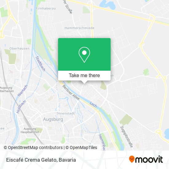 Eiscafé Crema Gelato map
