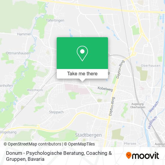 Карта Donum - Psychologische Beratung, Coaching & Gruppen