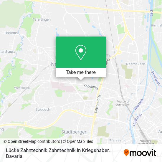 Lücke Zahntechnik Zahntechnik in Kriegshaber map