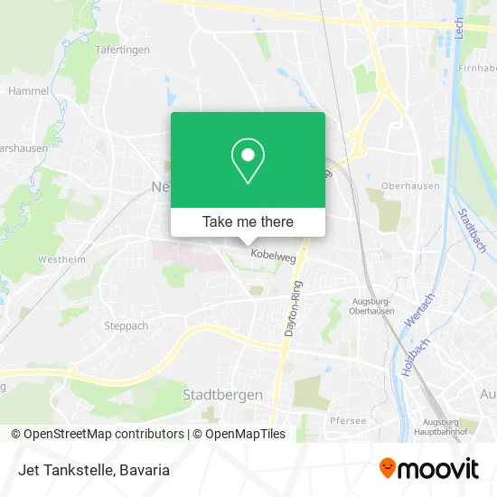 Карта Jet Tankstelle