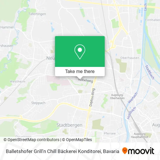Карта Balletshofer Grill'n Chill Bäckerei Konditorei