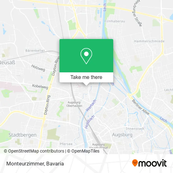 Карта Monteurzimmer