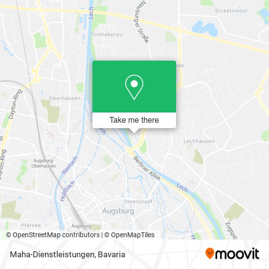 Maha-Dienstleistungen map