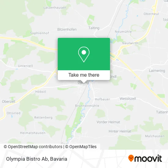 Карта Olympia Bistro Ab