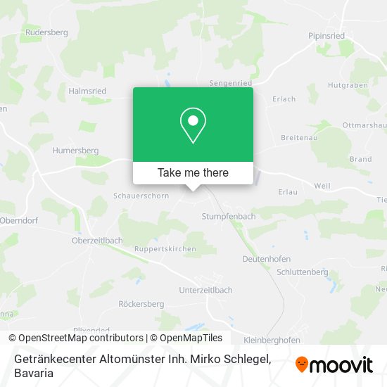Getränkecenter Altomünster Inh. Mirko Schlegel map