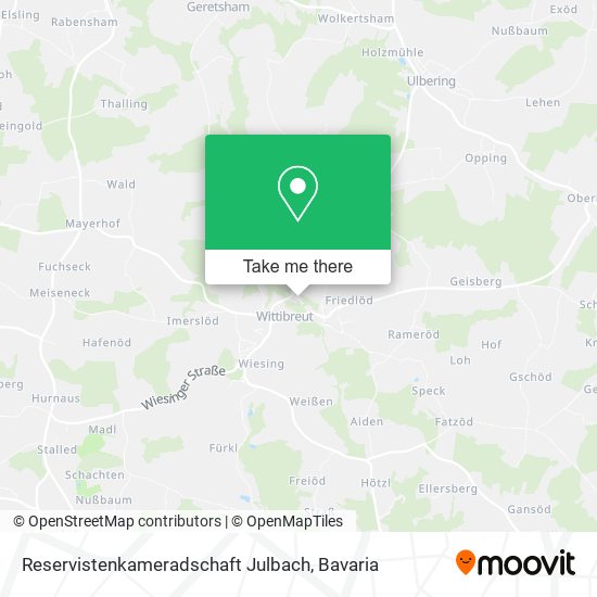 Reservistenkameradschaft Julbach map