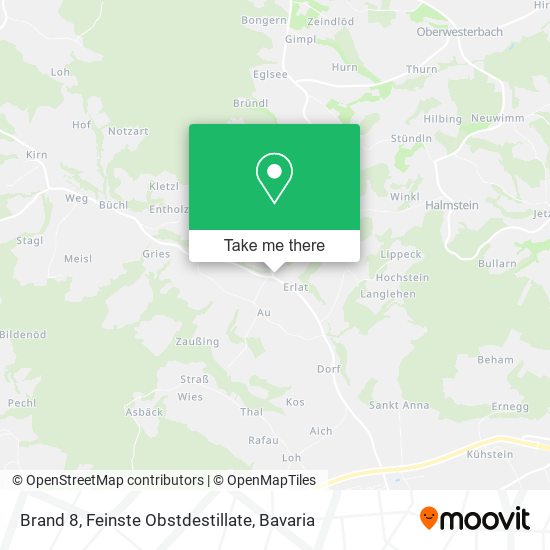 Brand 8, Feinste Obstdestillate map