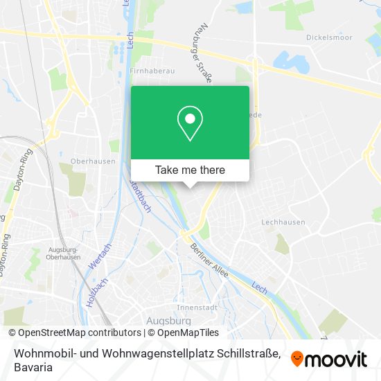 Wohnmobil- und Wohnwagenstellplatz Schillstraße map