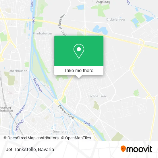 Карта Jet Tankstelle