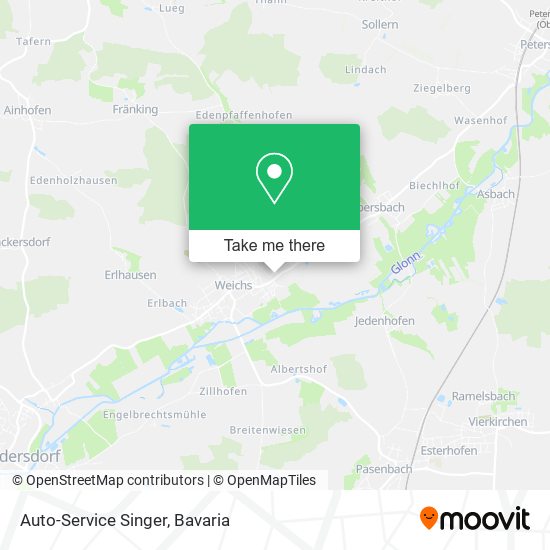 Auto-Service Singer map