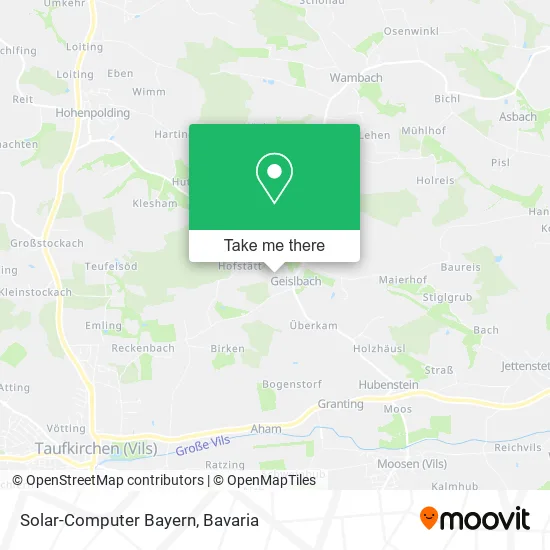 Карта Solar-Computer Bayern