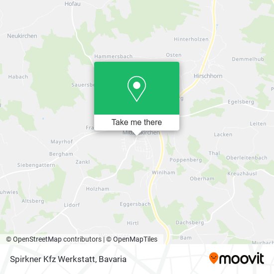 Spirkner Kfz Werkstatt map