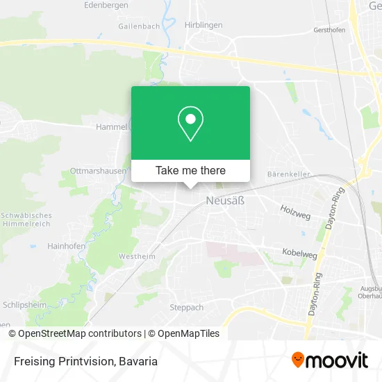 Карта Freising Printvision
