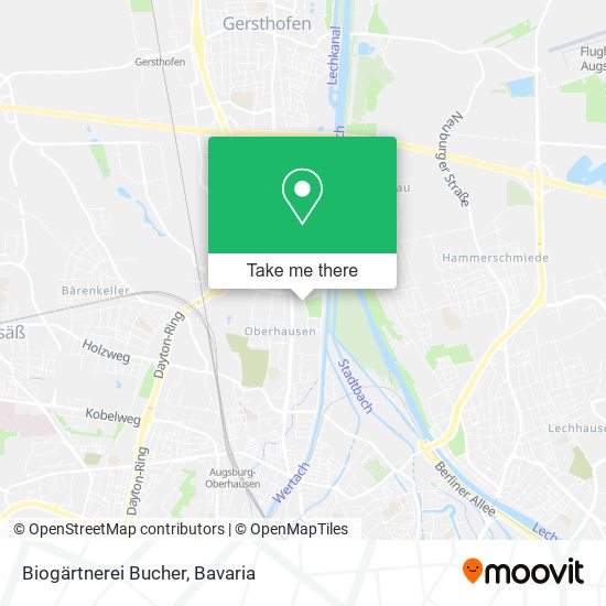 Biogärtnerei Bucher map