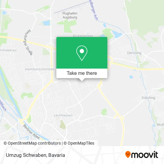 Карта Umzug Schwaben