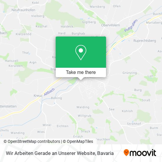 Wir Arbeiten Gerade an Unserer Website map