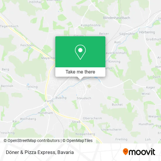 Карта Döner & Pizza Express