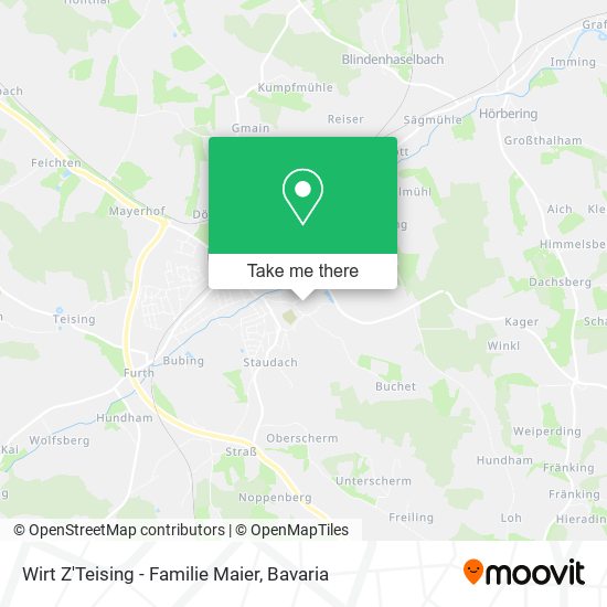 Wirt Z'Teising - Familie Maier map