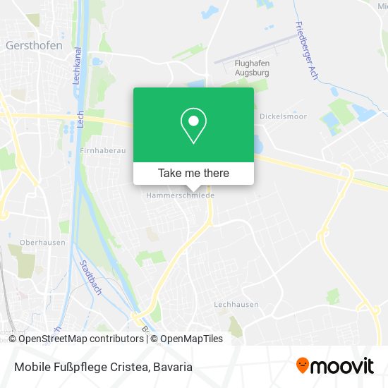 Mobile Fußpflege Cristea map
