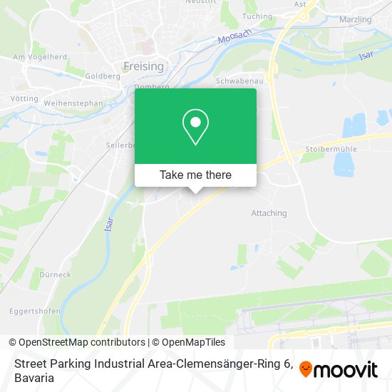 Street Parking Industrial Area-Clemensänger-Ring 6 map