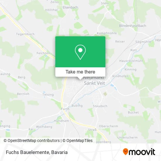 Карта Fuchs Bauelemente
