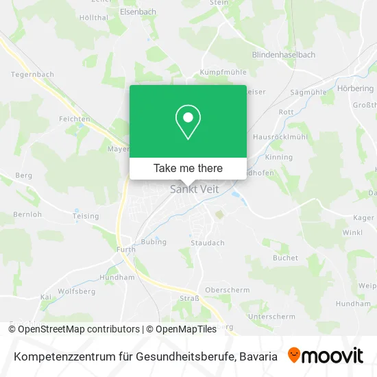 Карта Kompetenzzentrum für Gesundheitsberufe