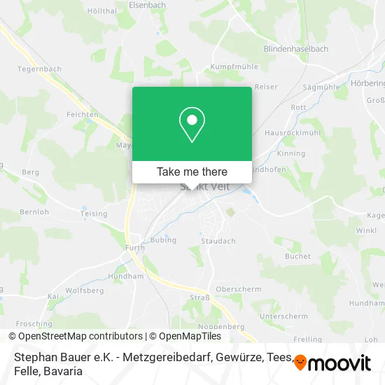 Карта Stephan Bauer e.K. - Metzgereibedarf, Gewürze, Tees, Felle