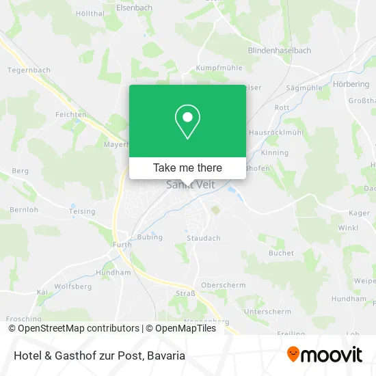 Карта Hotel & Gasthof zur Post