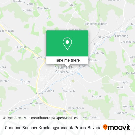 Christian Buchner Krankengymnastik-Praxis map
