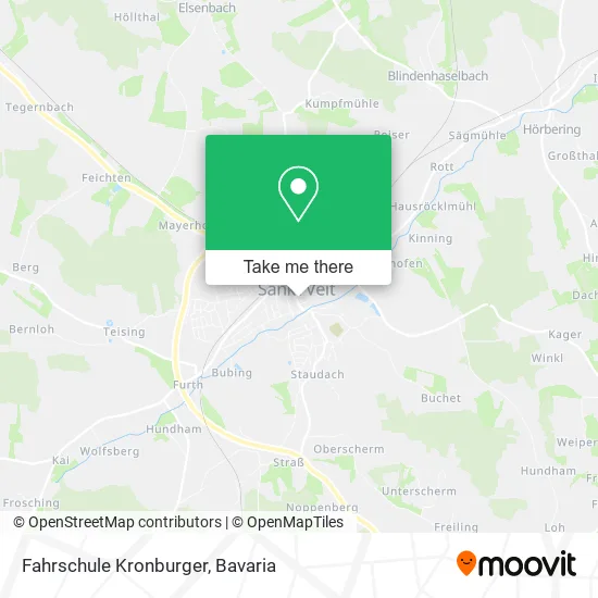 Карта Fahrschule Kronburger