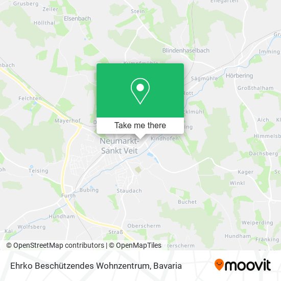 Ehrko Beschützendes Wohnzentrum map