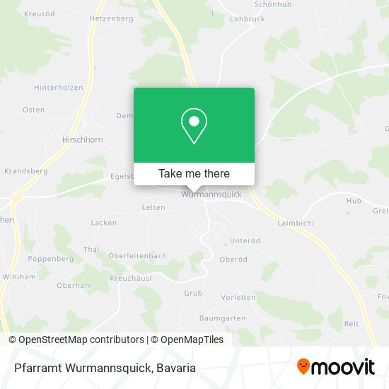 Pfarramt Wurmannsquick map