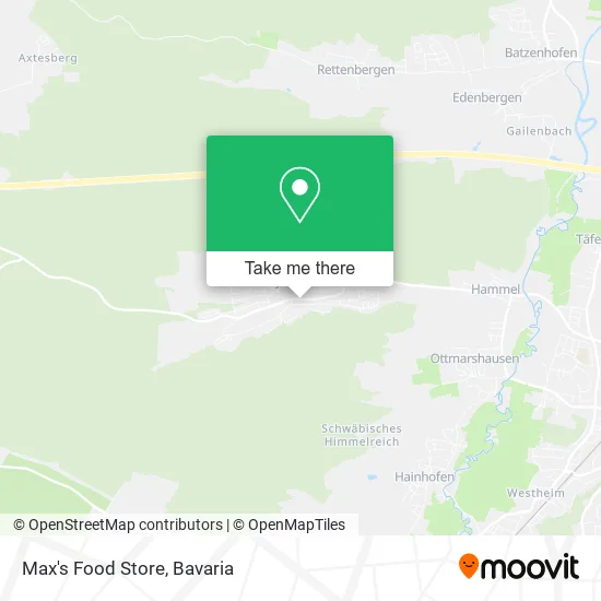 Карта Max's Food Store