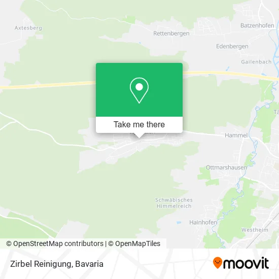 Карта Zirbel Reinigung