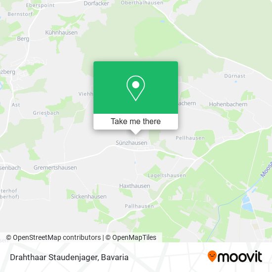 Drahthaar Staudenjager map