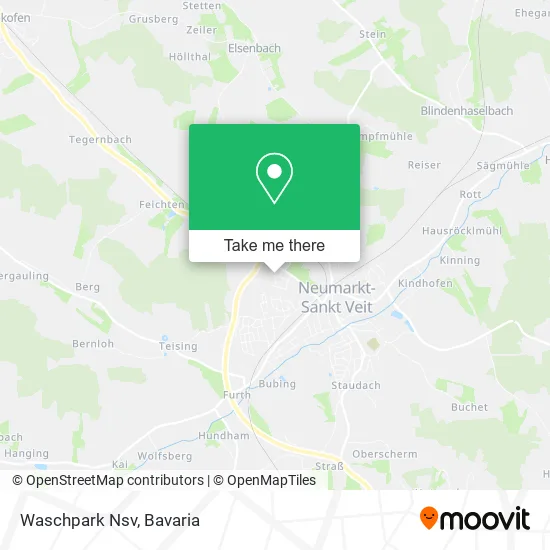 Карта Waschpark Nsv
