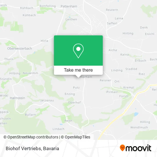 Карта Biohof Vertriebs