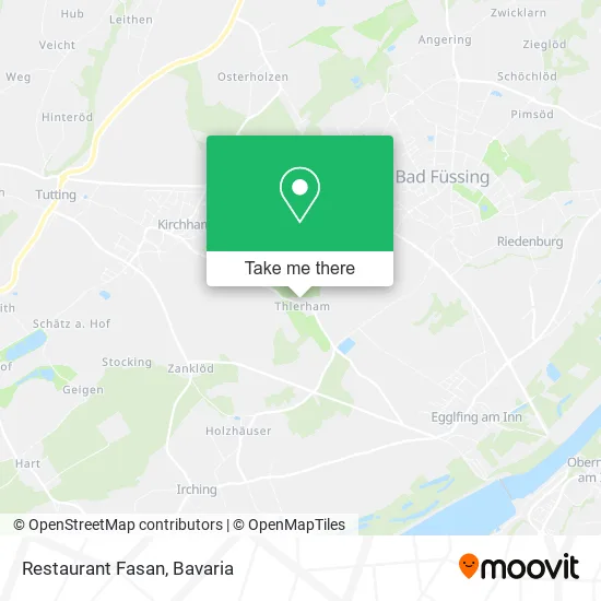 Карта Restaurant Fasan