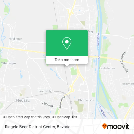 Карта Riegele Beer District Center