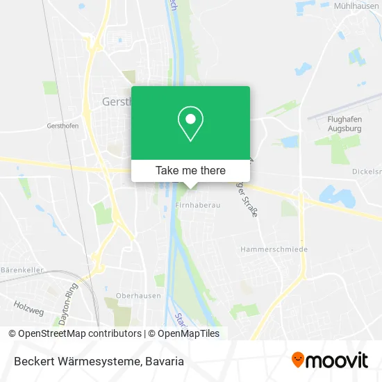 Карта Beckert Wärmesysteme