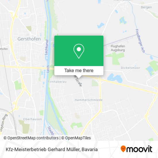Kfz-Meisterbetrieb Gerhard Müller map
