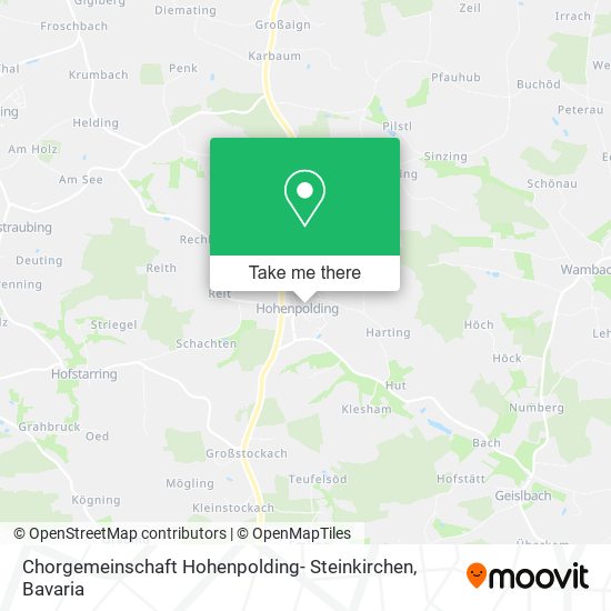 Chorgemeinschaft Hohenpolding- Steinkirchen map