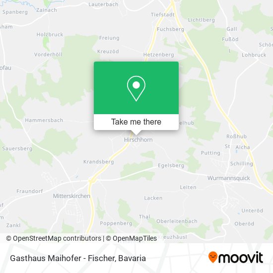 Gasthaus Maihofer - Fischer map